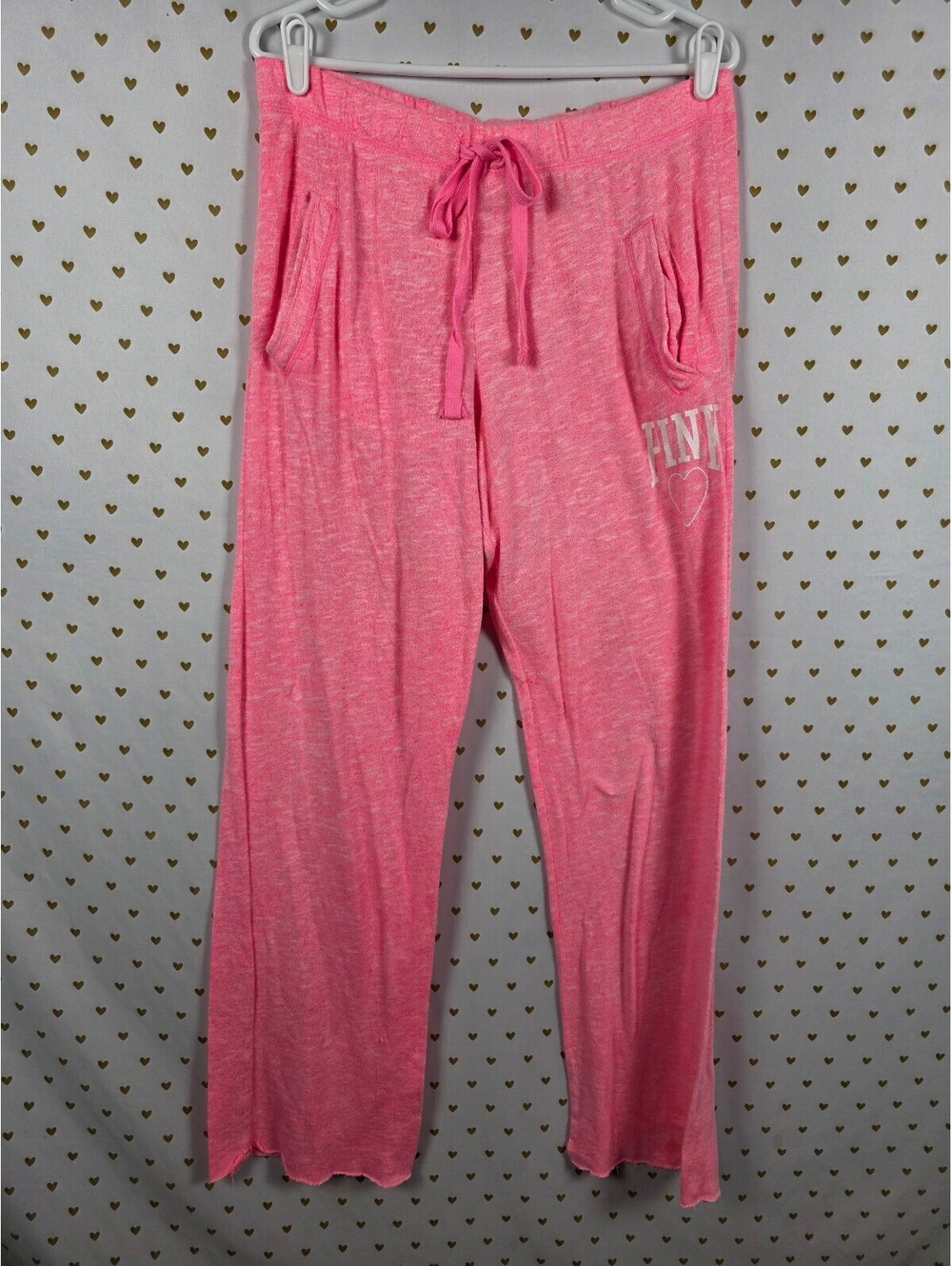 Victorias Secret PINK Thin Boyfriend Diaper Butt Sweats Sweatpants Medium
